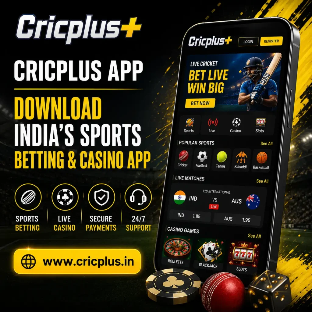 Cricplus App – Download India’s Sports Betting & Casino App