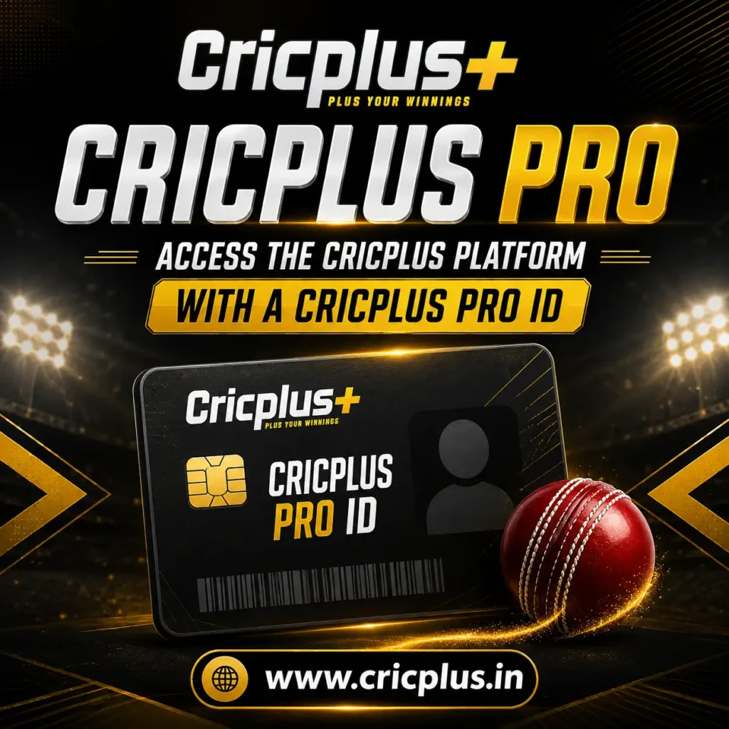 Cricplus Pro – Access the Cricplus Platform with a Cricplus Pro ID