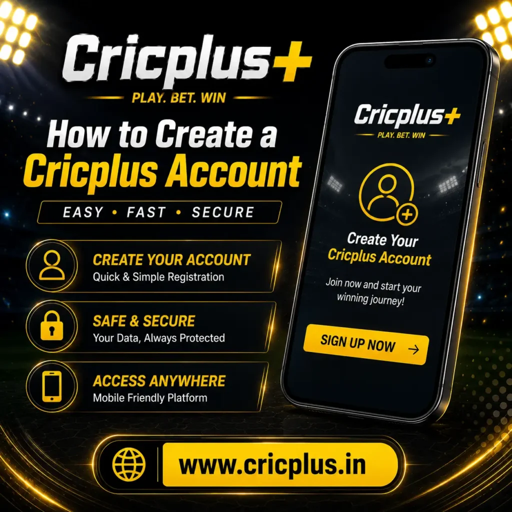 How to Create a Cricplus Account – Step-by-Step Guide