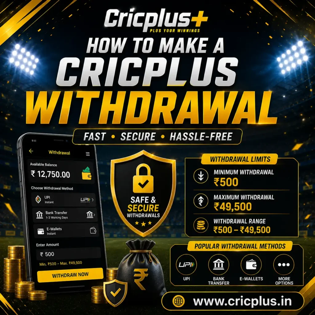 How to Make a Cricplus Withdrawal