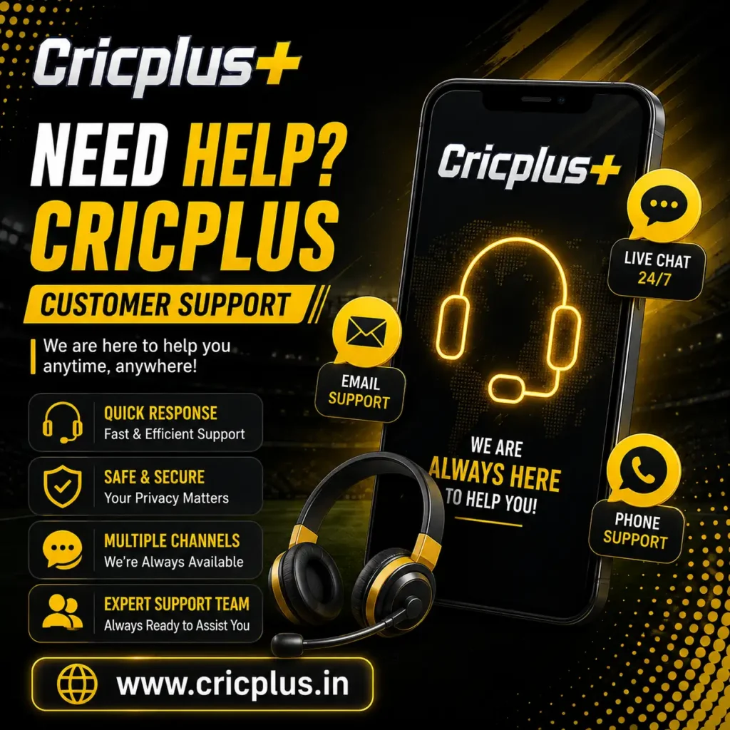 Need Help Cricplus Customer Support